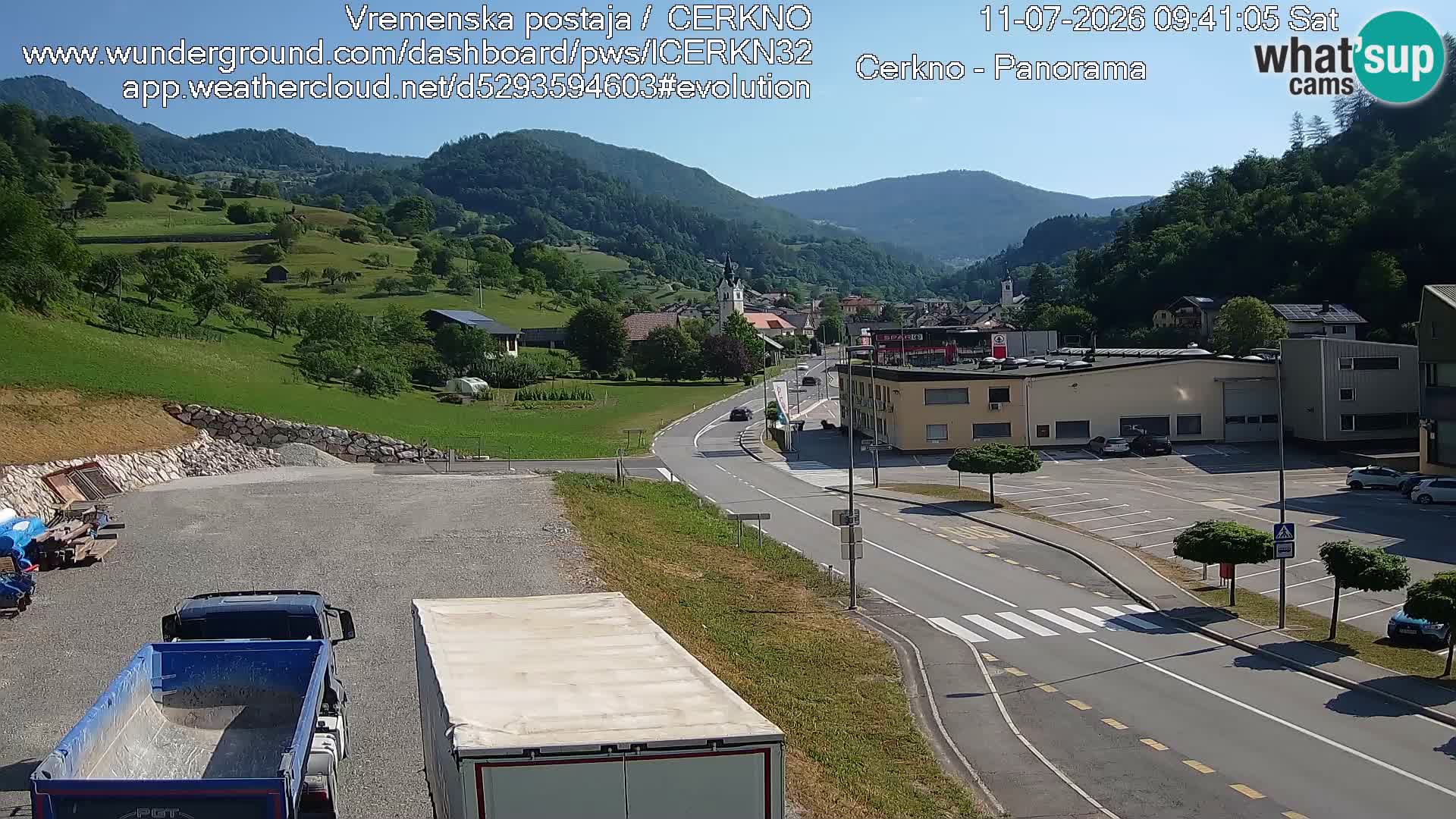 Cerkno ulaz u grad – Kamera uživo