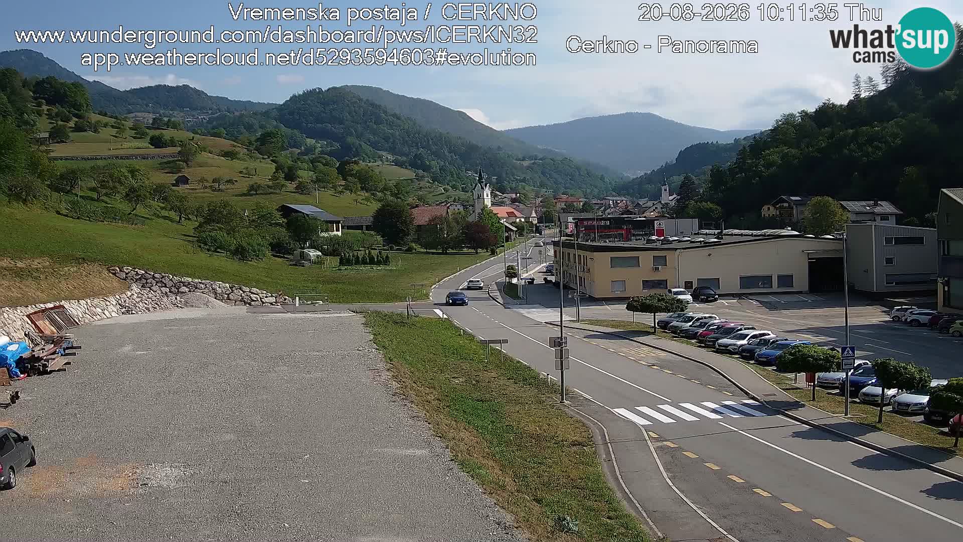 Cerkno Stadteingang Live-Webcam