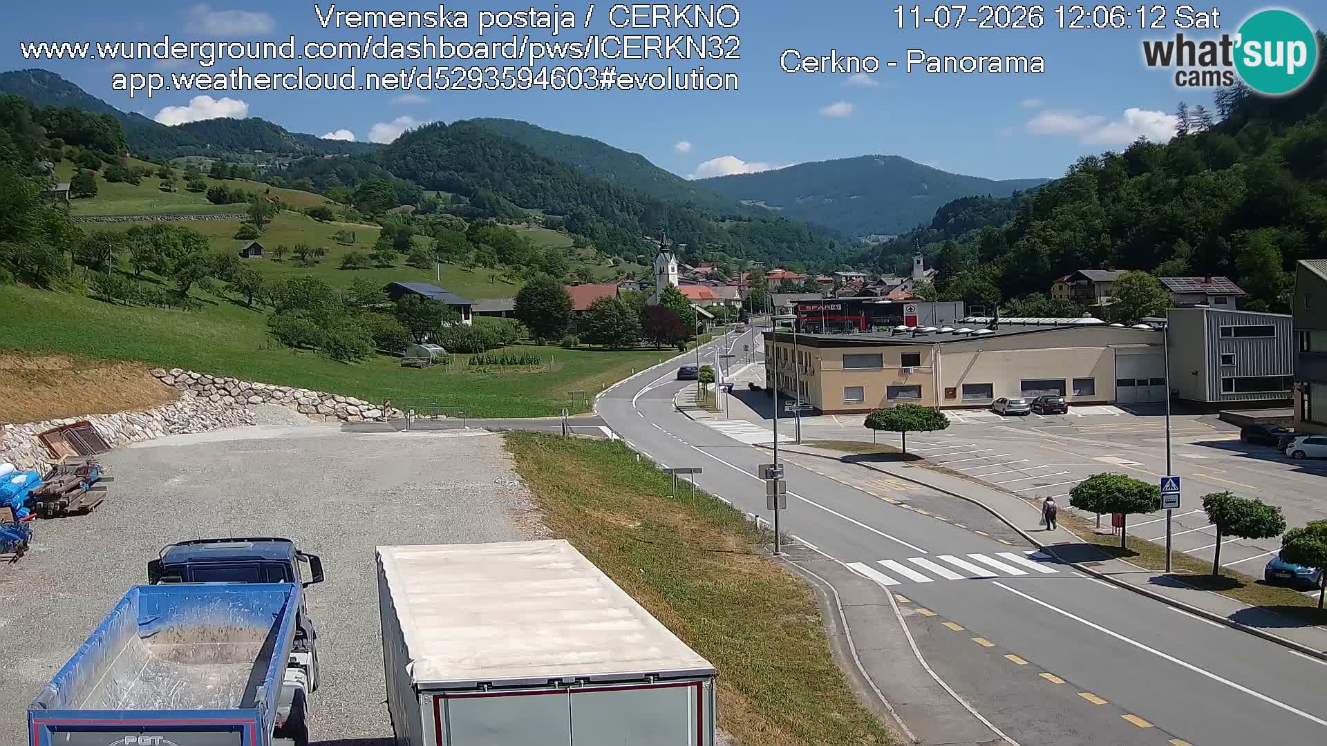 Cerkno Stadteingang Live-Webcam