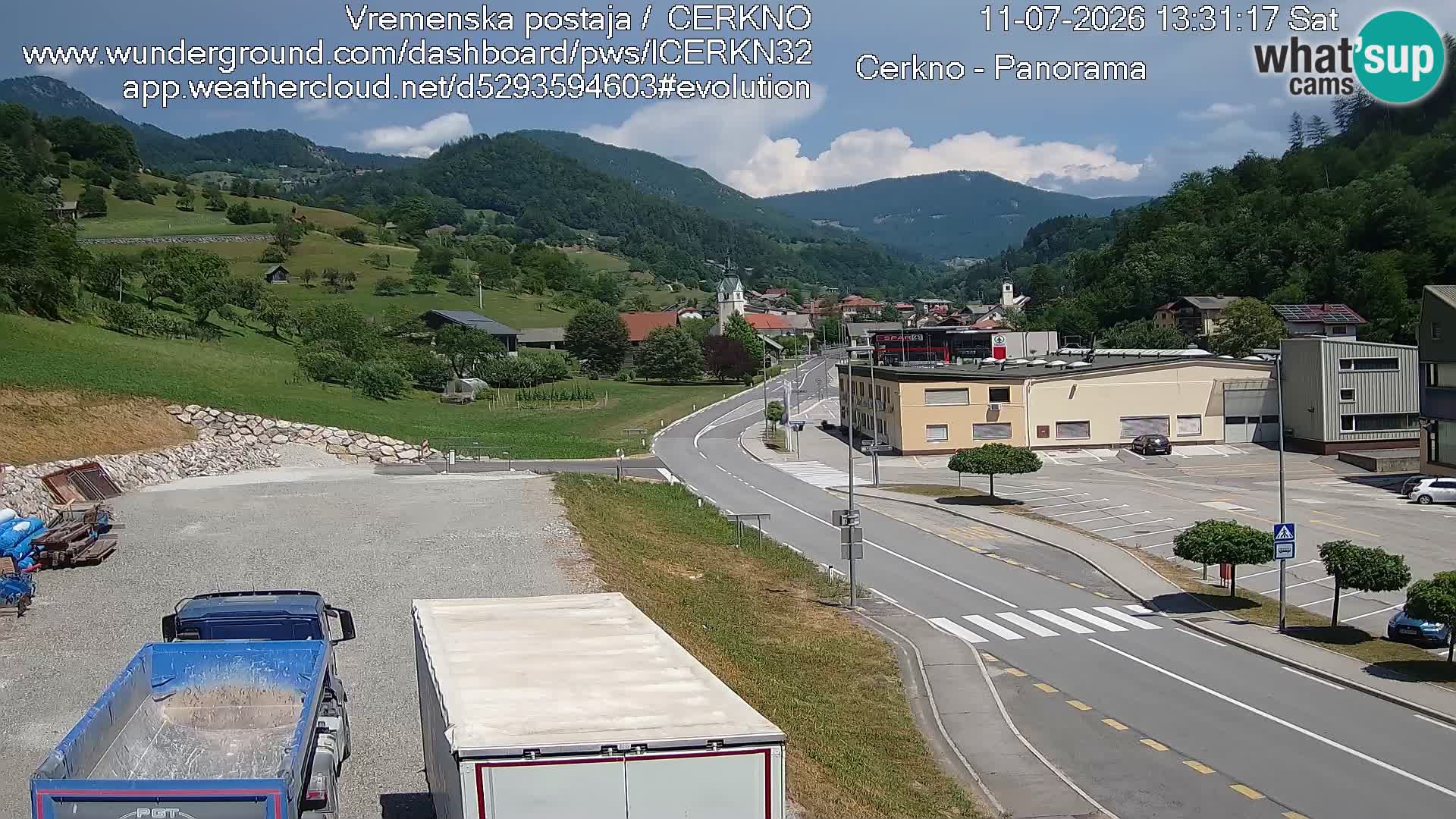 Webcam Ingresso Città di Cerkno