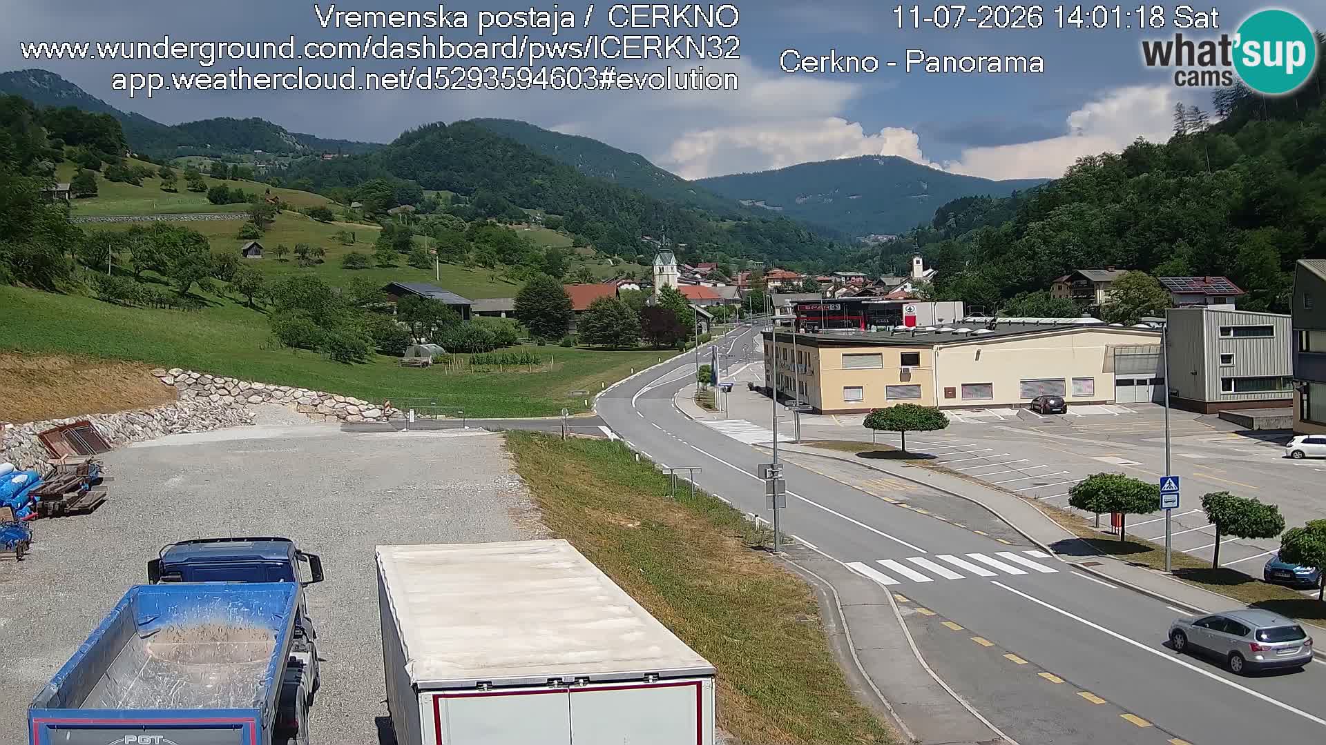 Webcam Ingresso Città di Cerkno