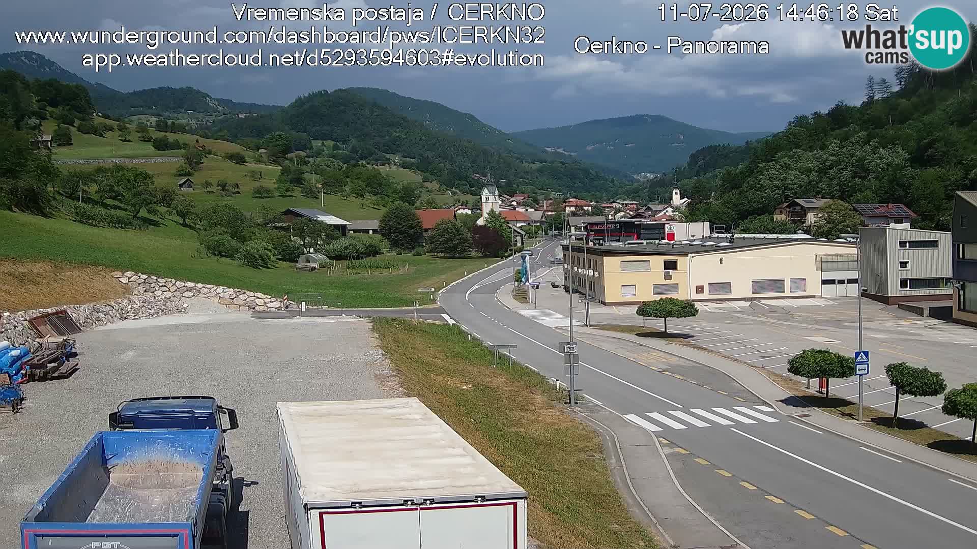 Webcam Ingresso Città di Cerkno