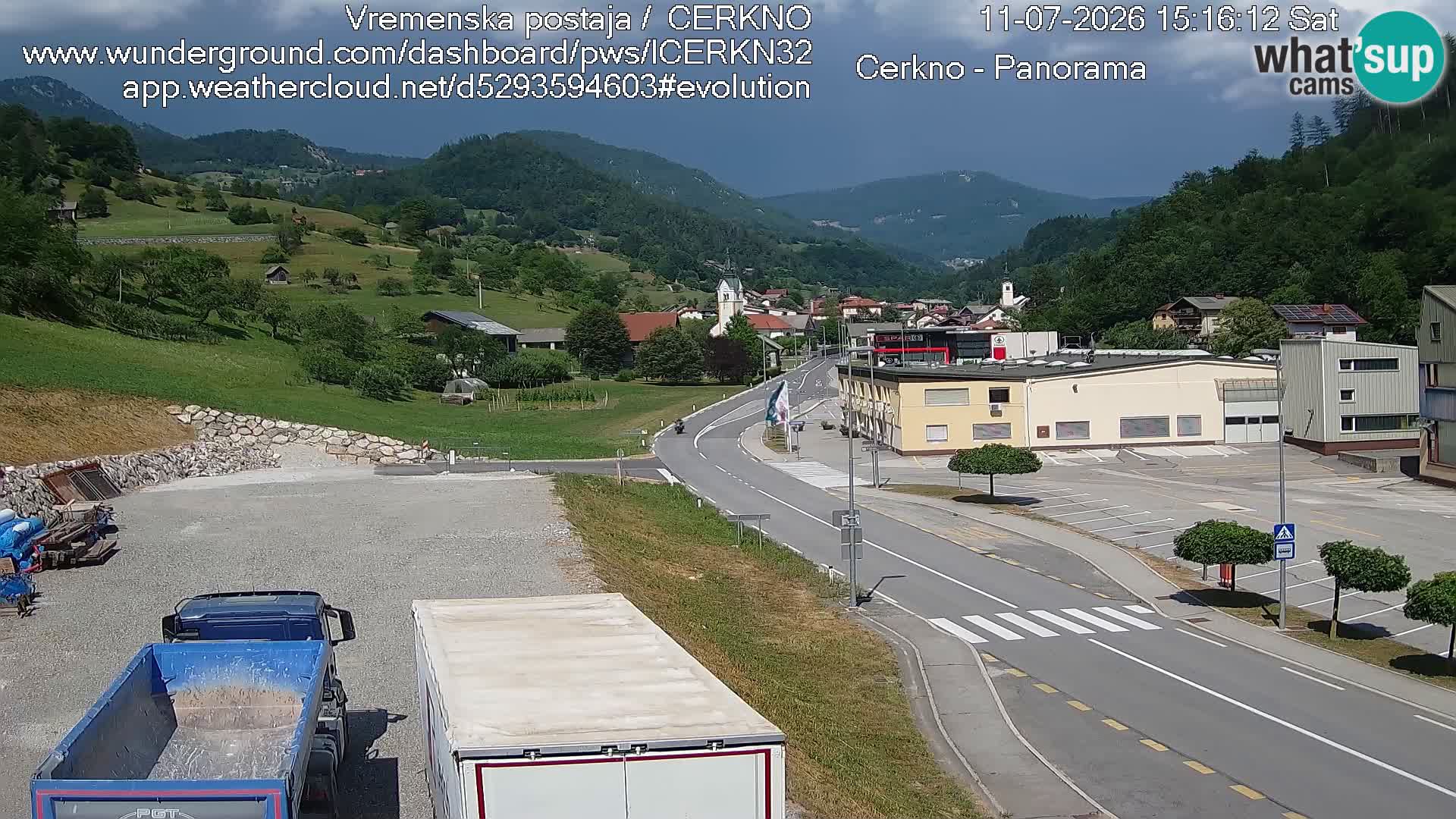 Webcam Ingresso Città di Cerkno