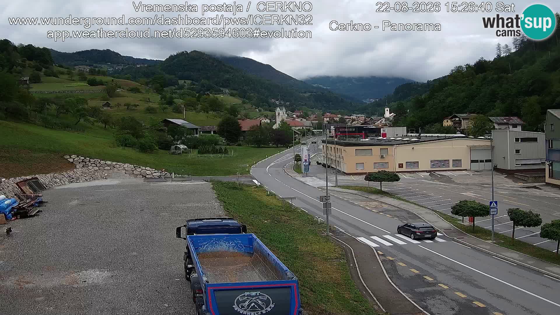 Cerkno Stadteingang Live-Webcam