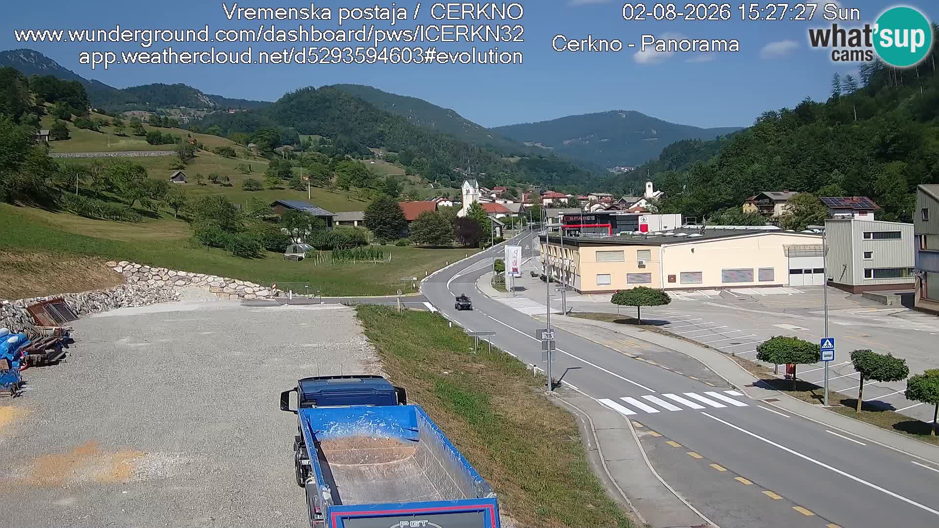 Cerkno Stadteingang Live-Webcam