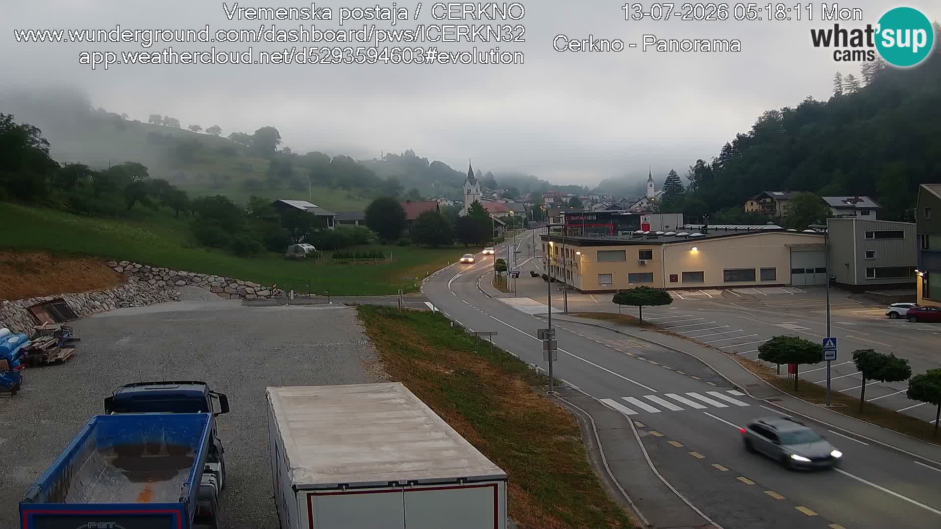 Cerkno ulaz u grad – Kamera uživo