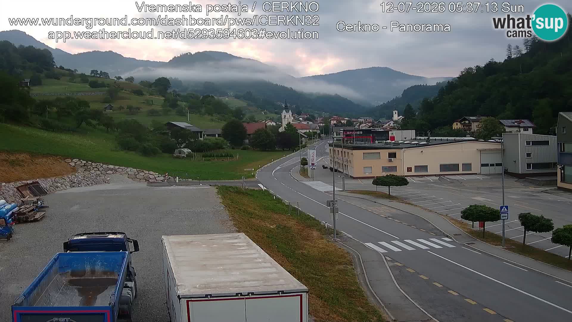 Webcam Ingresso Città di Cerkno