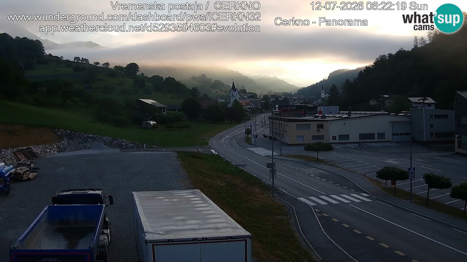 Cerkno Stadteingang Live-Webcam