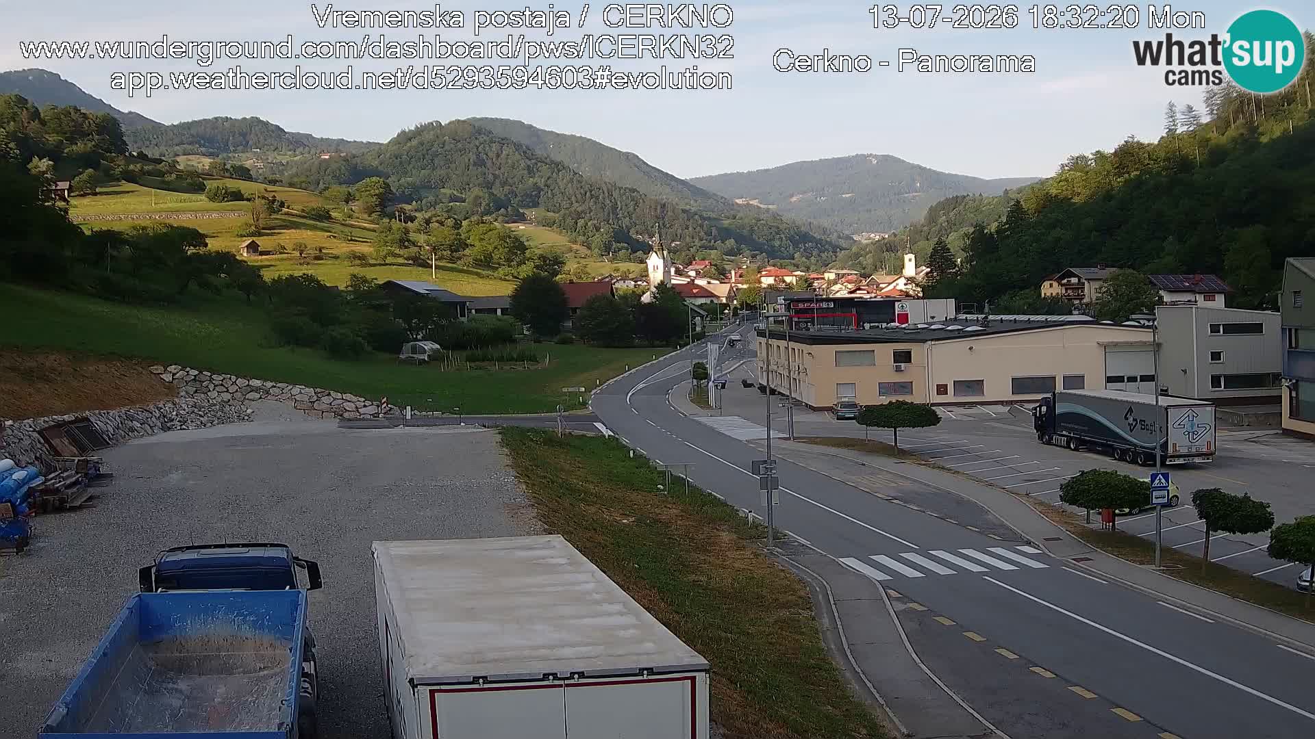 Webcam Ingresso Città di Cerkno