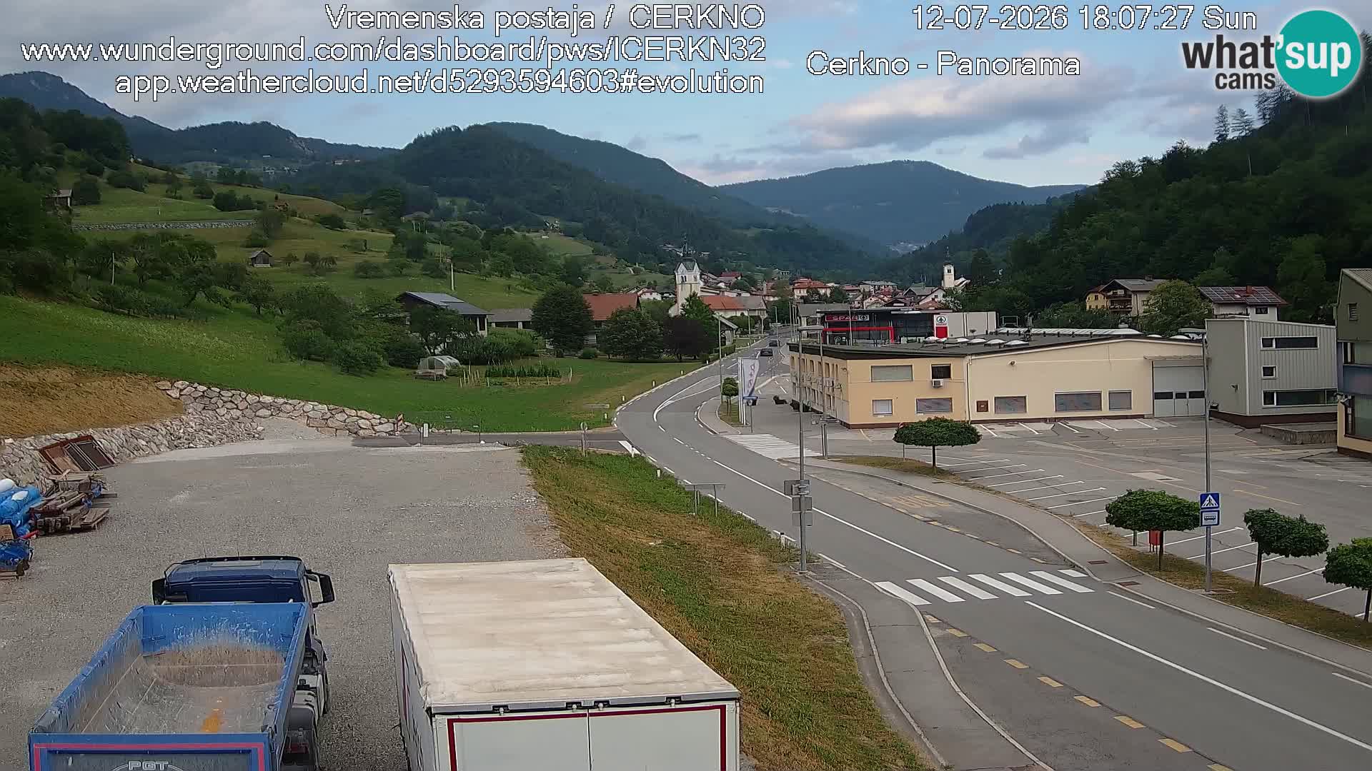 Webcam Ingresso Città di Cerkno