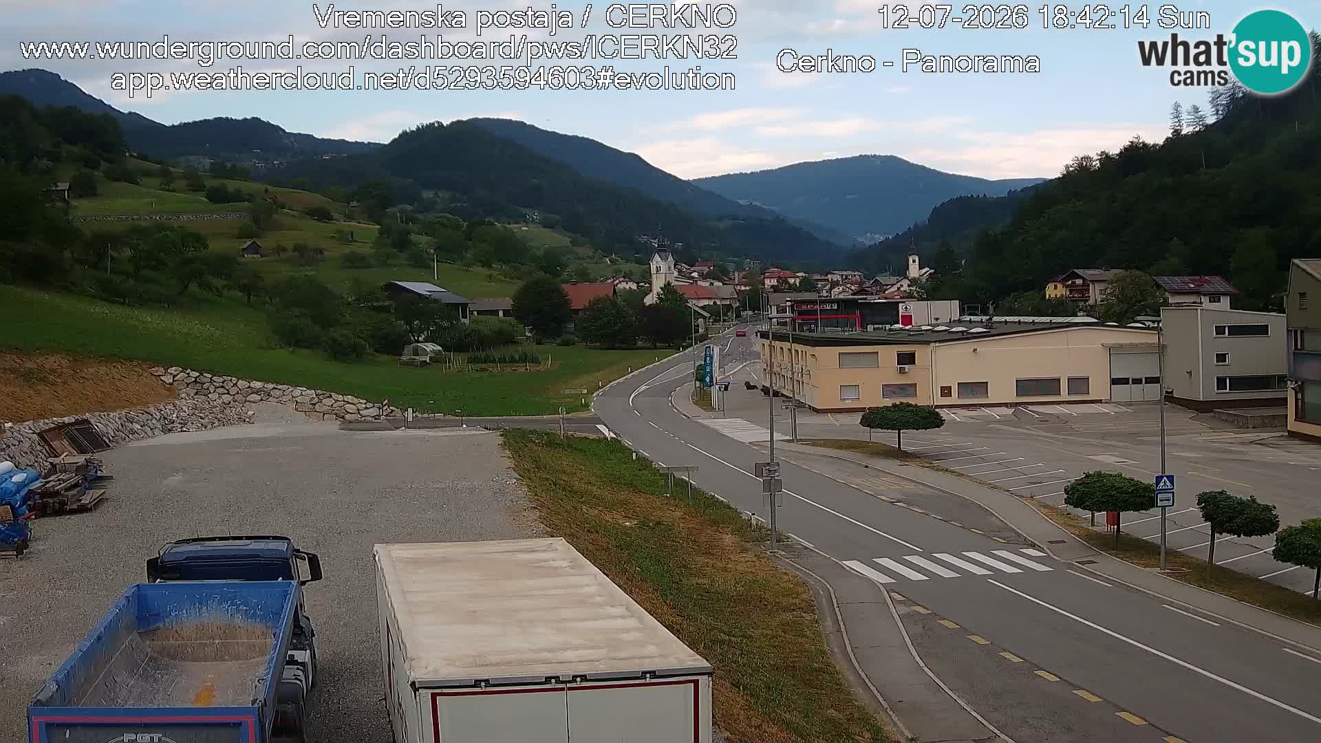 Cerkno ulaz u grad – Kamera uživo