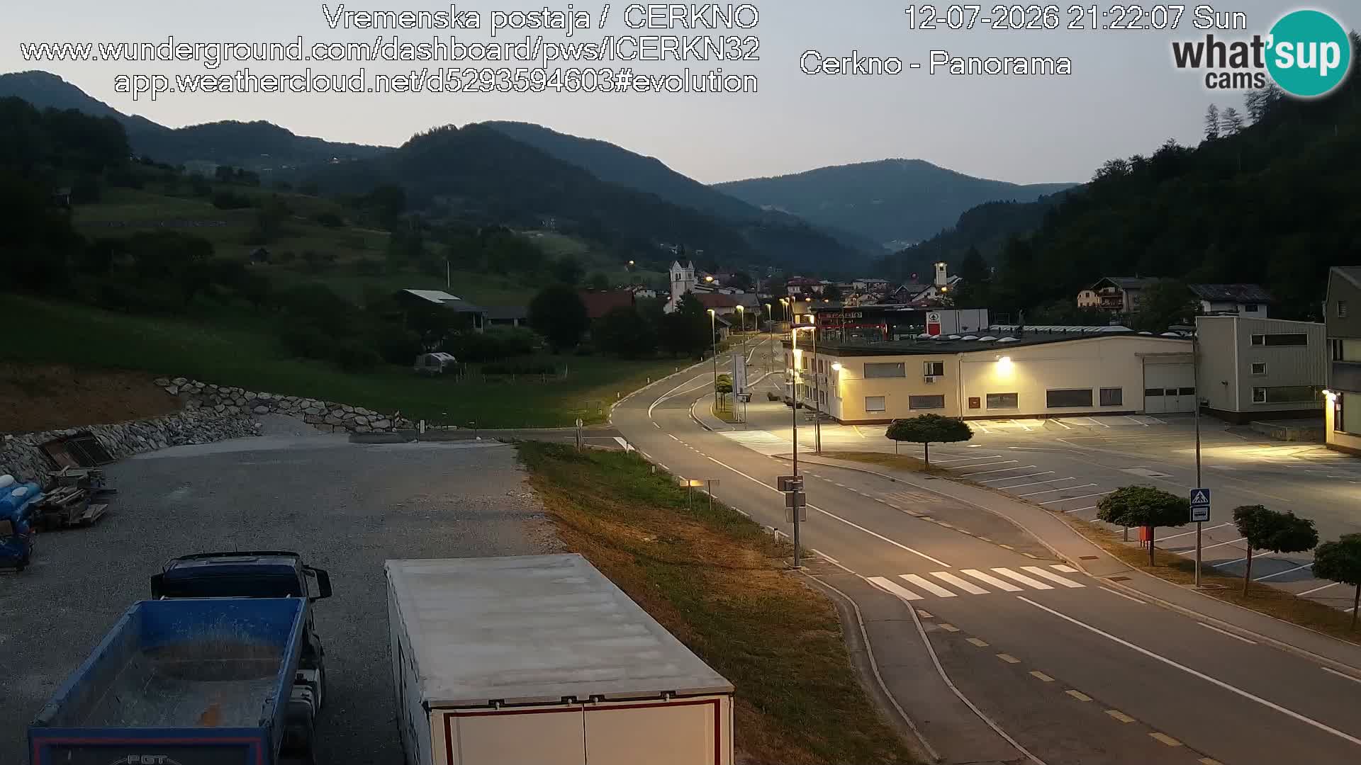 Cerkno ulaz u grad – Kamera uživo