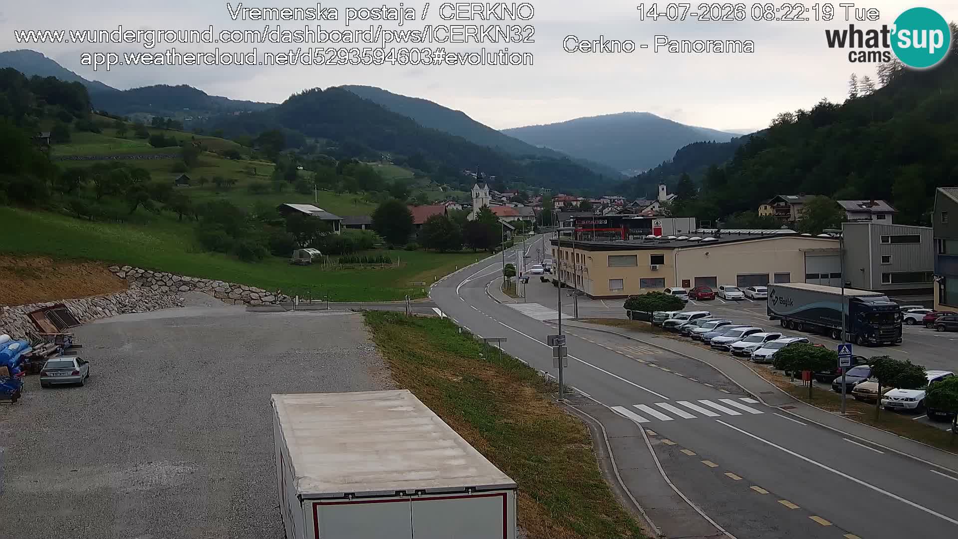 Cerkno ulaz u grad – Kamera uživo