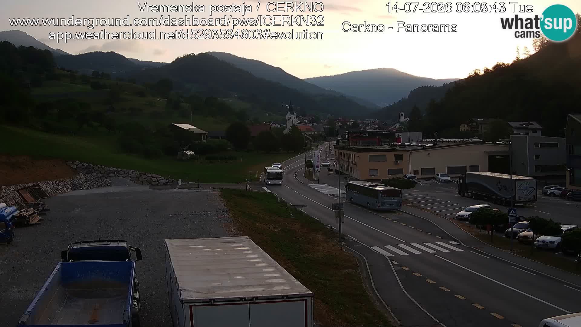 Cerkno ulaz u grad – Kamera uživo