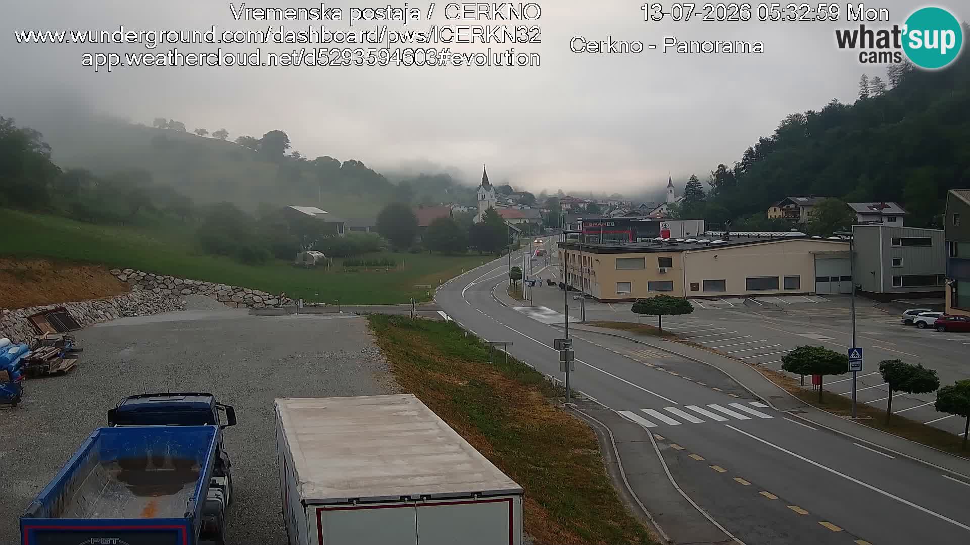 Cerkno ulaz u grad – Kamera uživo