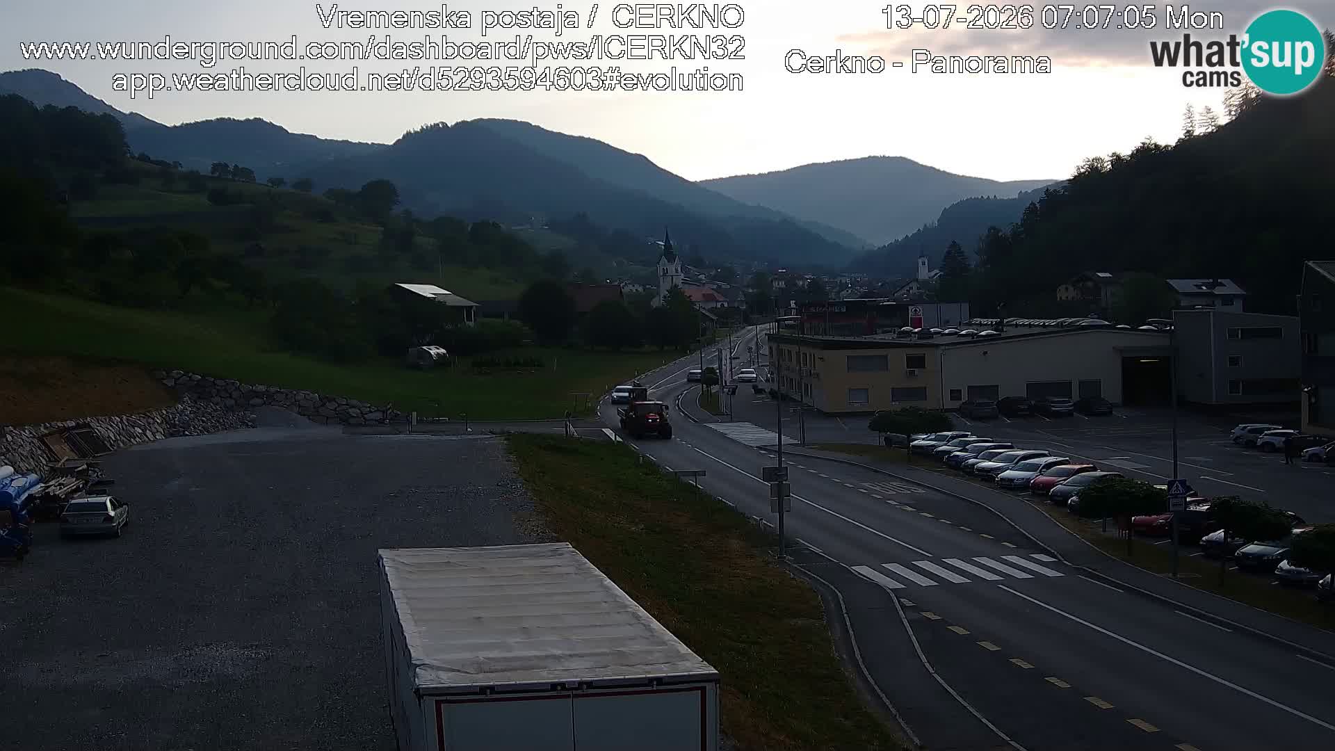 Cerkno ulaz u grad – Kamera uživo
