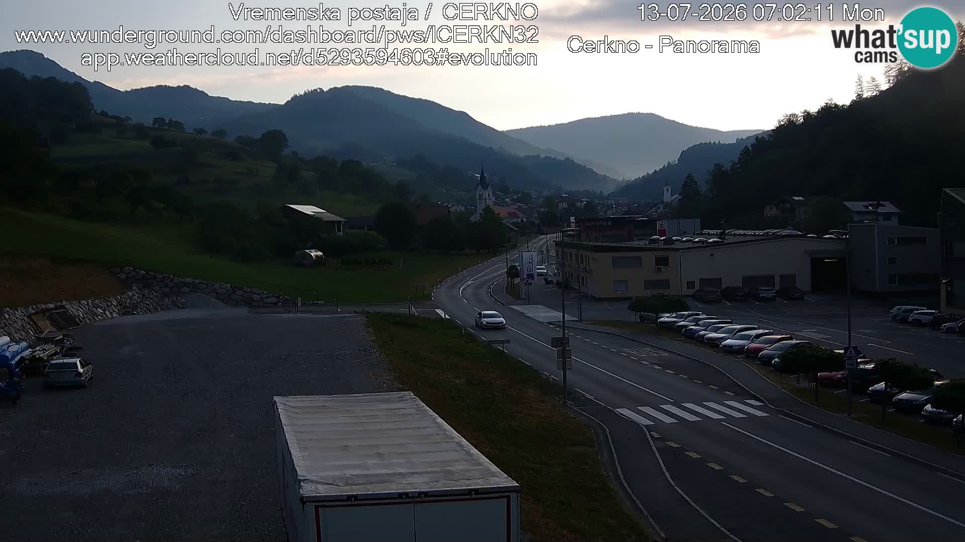 Cerkno ulaz u grad – Kamera uživo