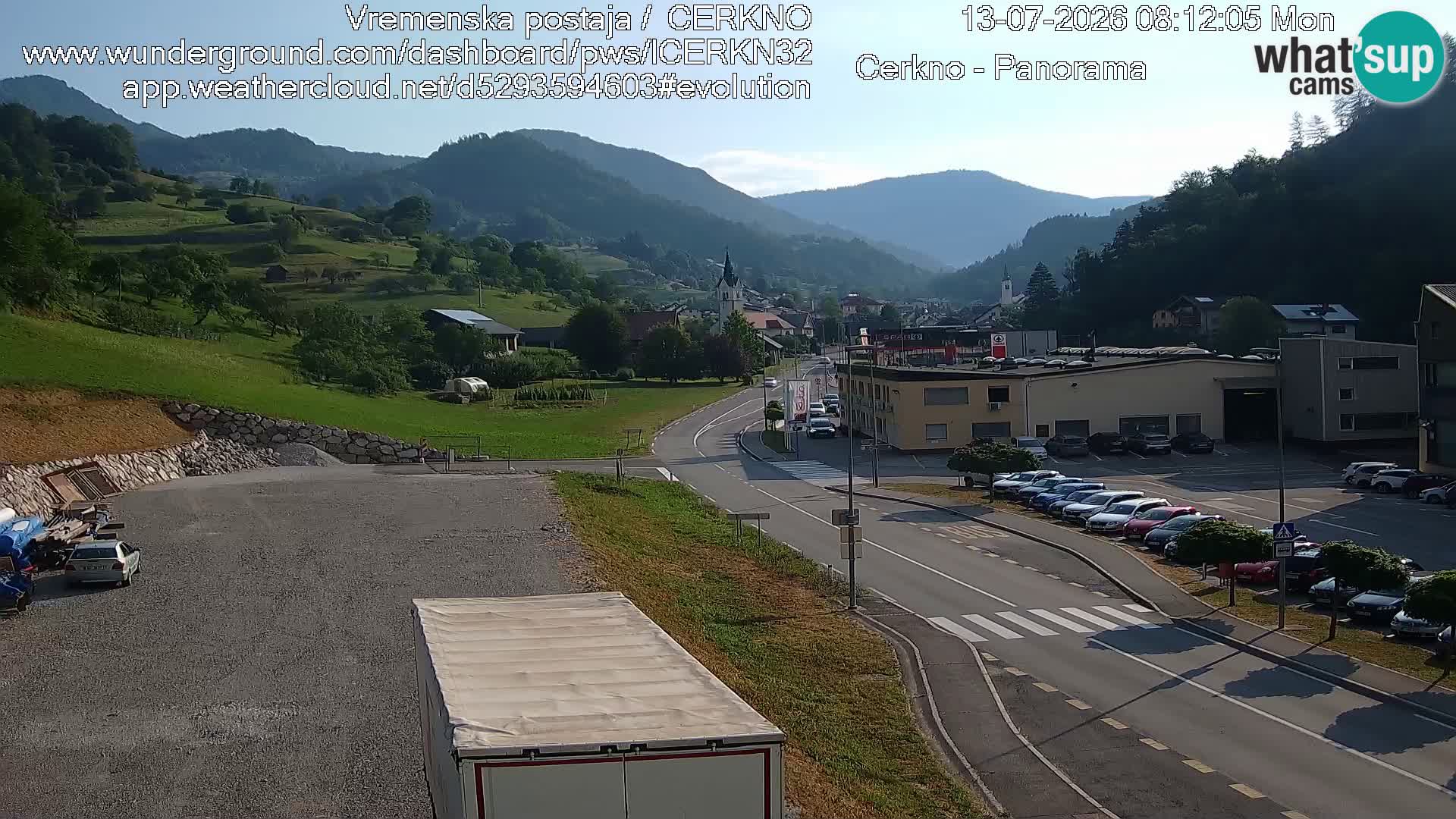 Webcam Ingresso Città di Cerkno