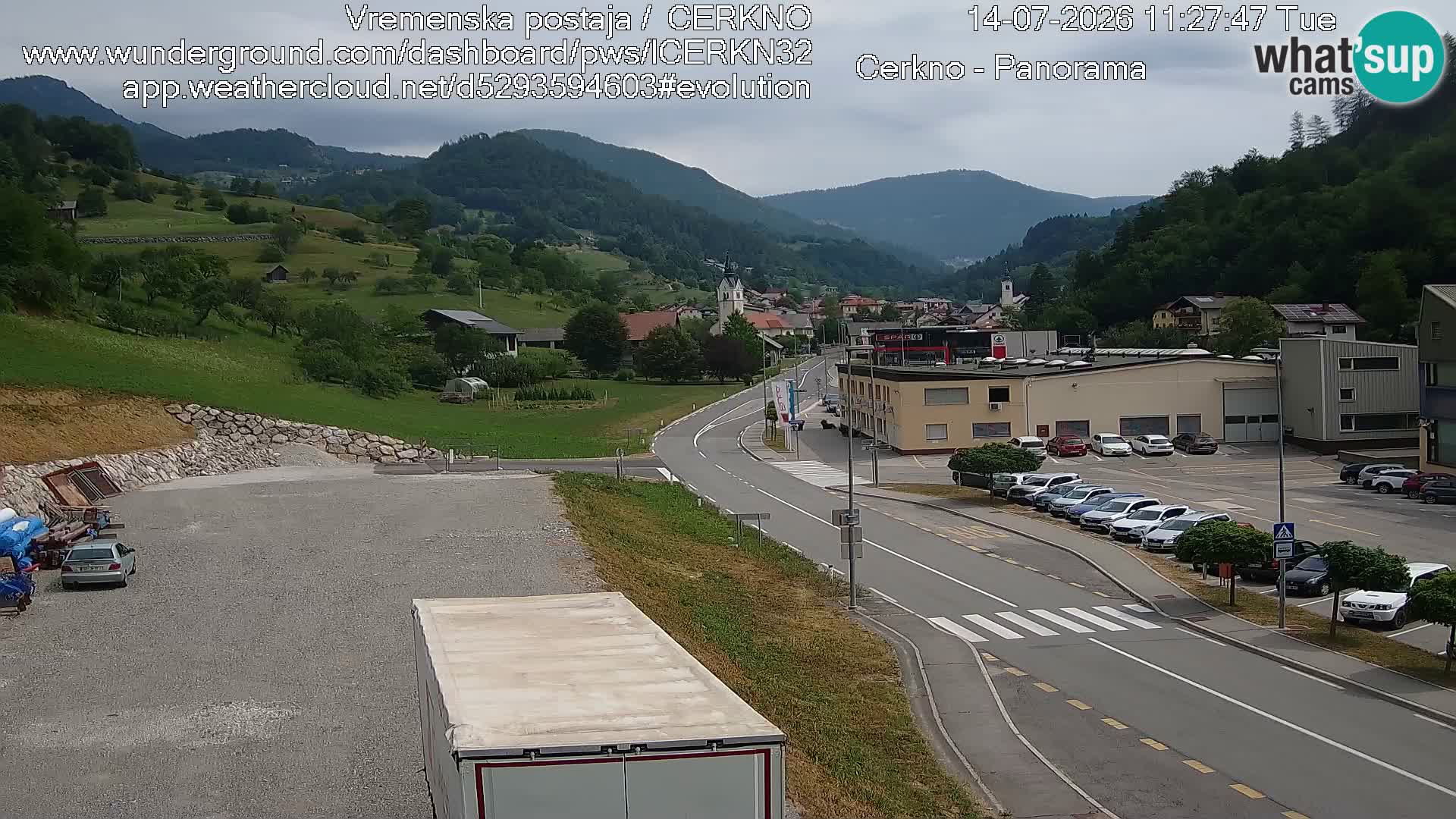 Webcam Ingresso Città di Cerkno
