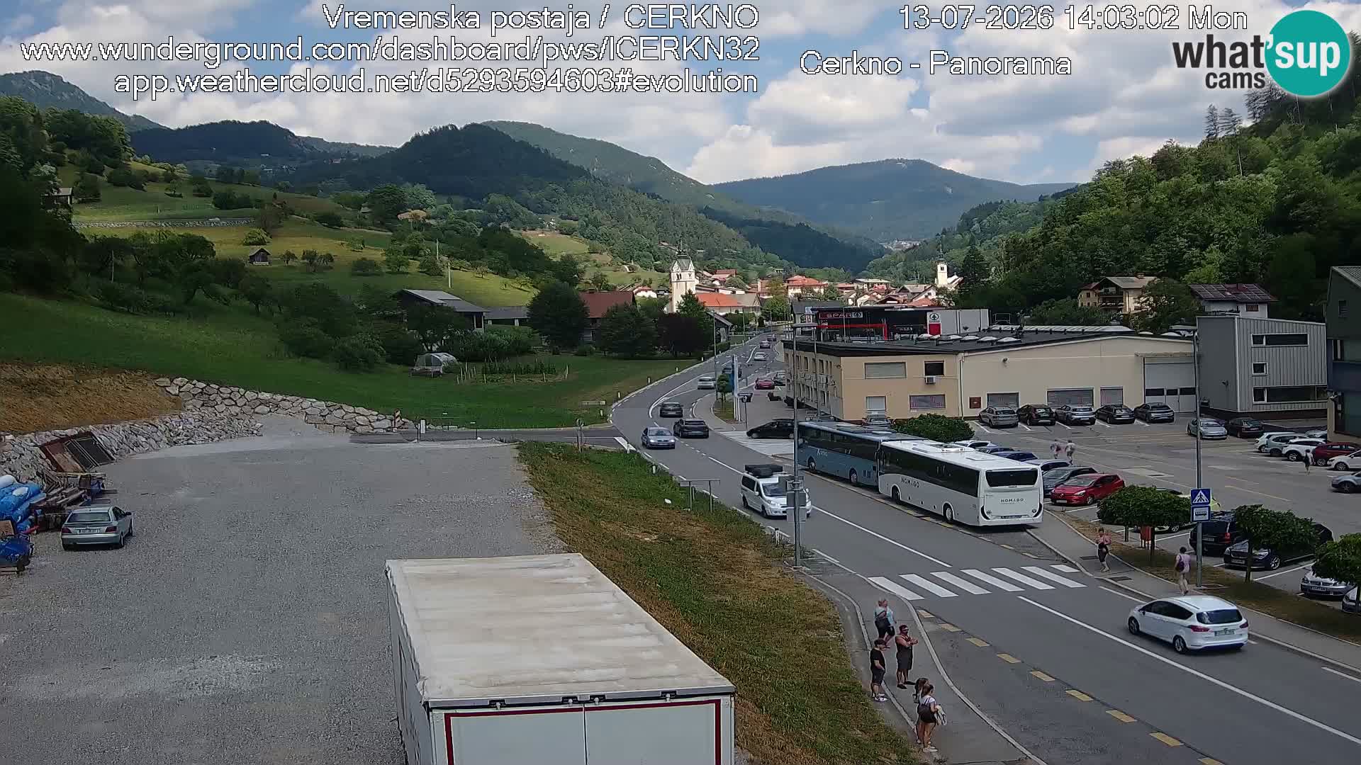 Cerkno Stadteingang Live-Webcam