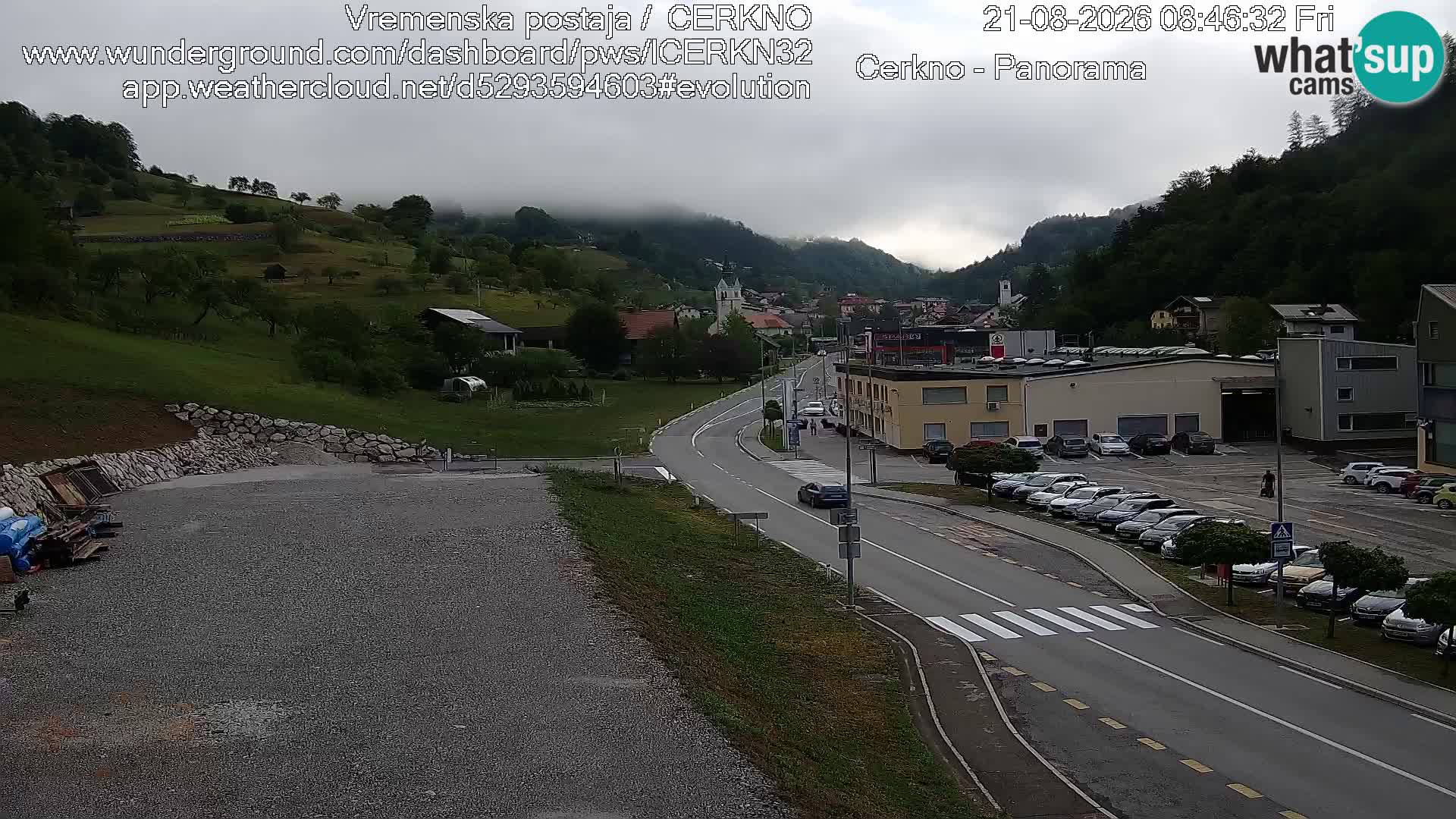 Webcam Ingresso Città di Cerkno