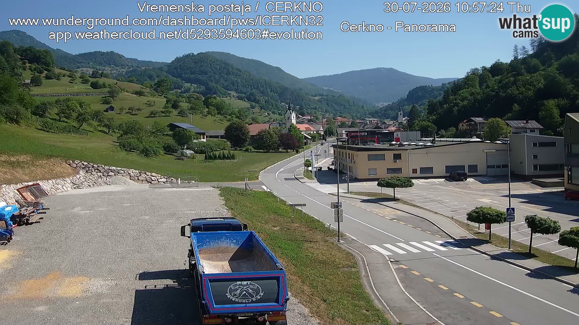 Webcam Ingresso Città di Cerkno