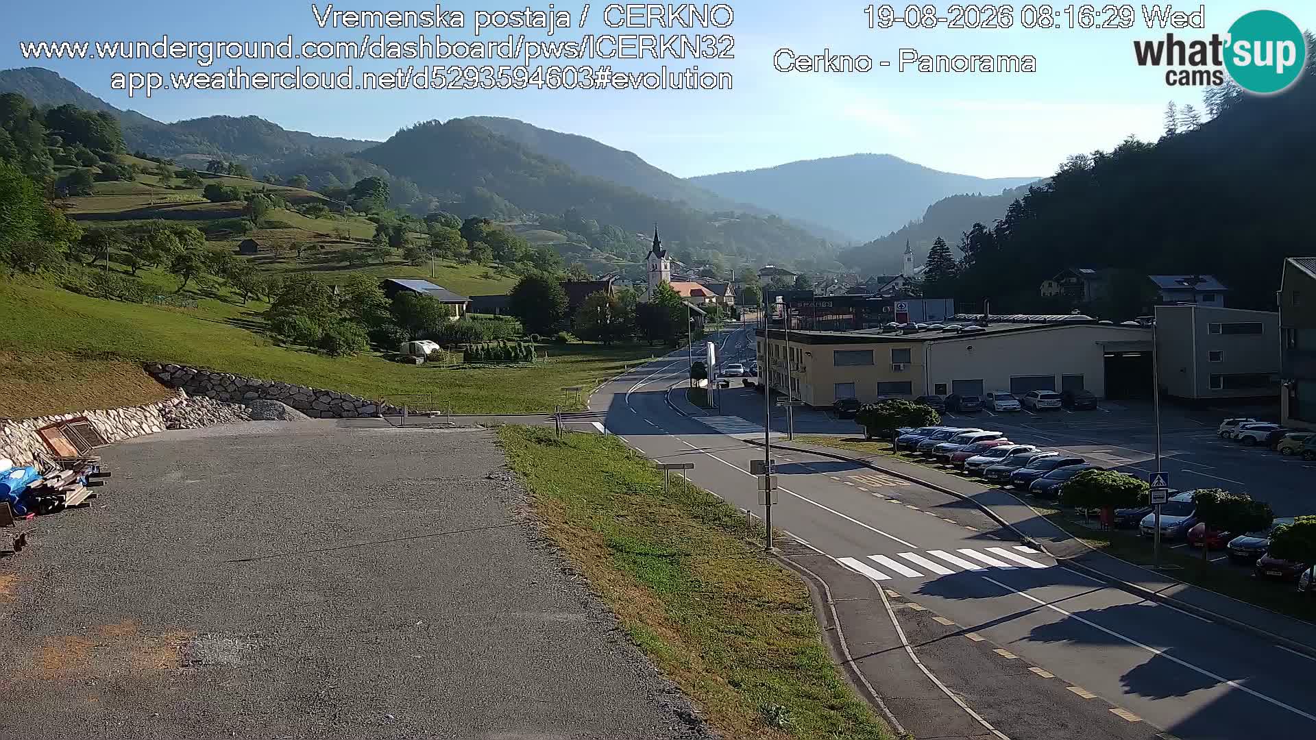 Cerkno Stadteingang Live-Webcam