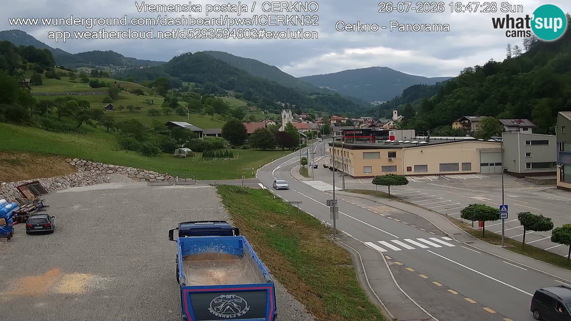 Webcam Ingresso Città di Cerkno