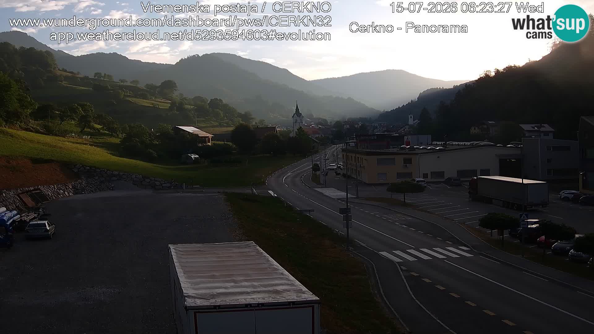 Cerkno Stadteingang Live-Webcam