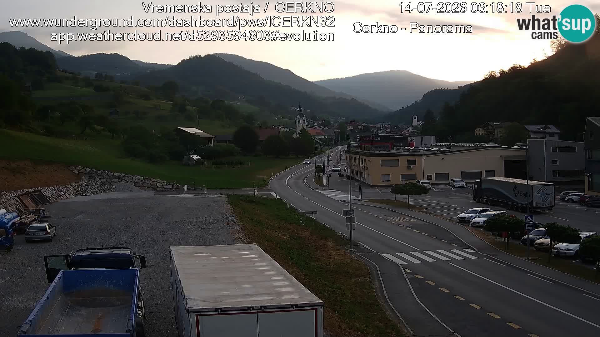 Cerkno Stadteingang Live-Webcam