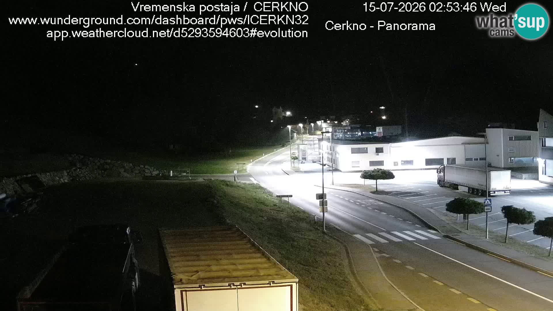 Cerkno ulaz u grad – Kamera uživo