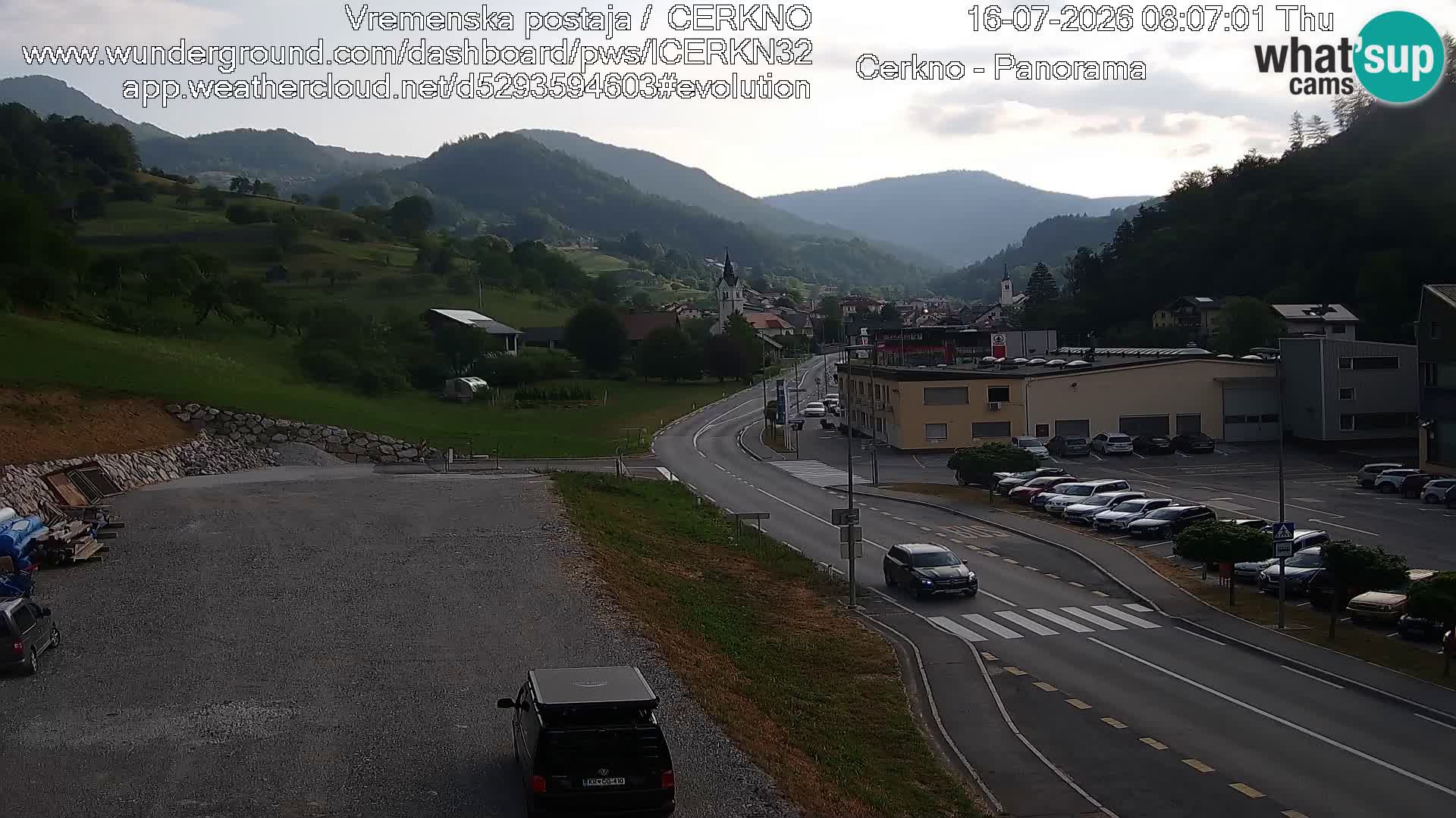 Cerkno Stadteingang Live-Webcam