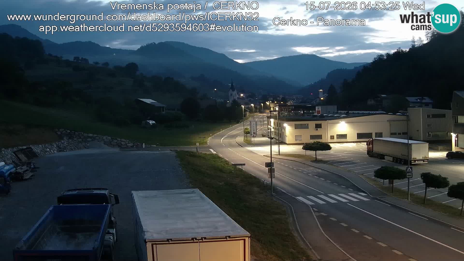 Cerkno ulaz u grad – Kamera uživo