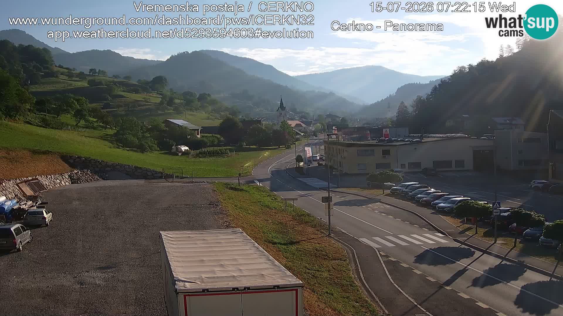 Cerkno ulaz u grad – Kamera uživo