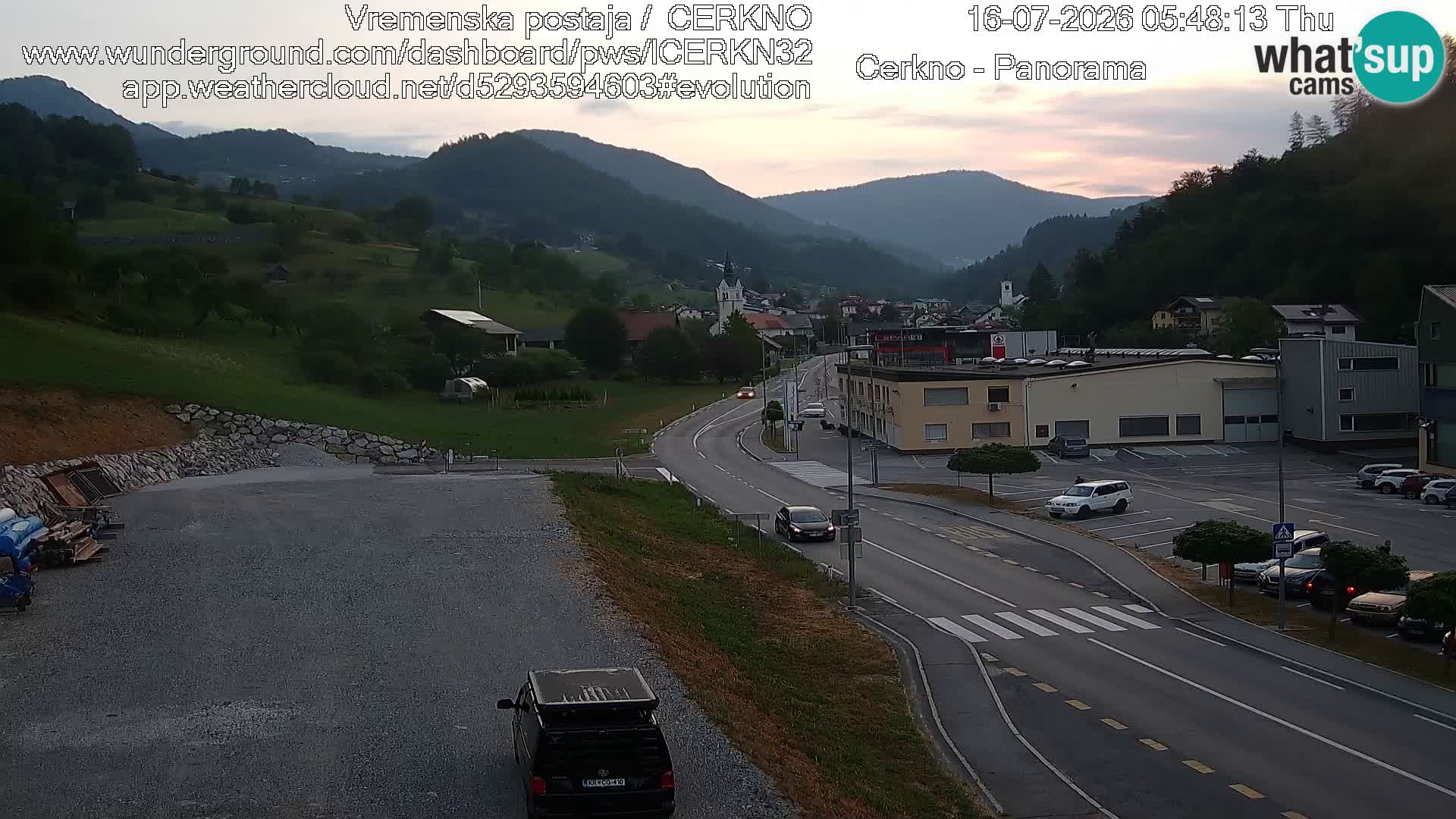 Cerkno Stadteingang Live-Webcam