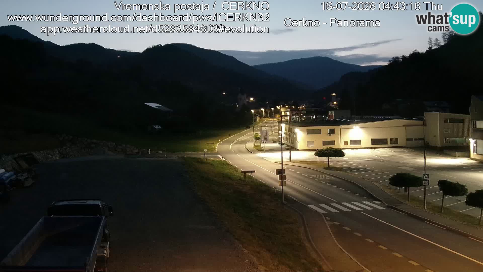 Cerkno Stadteingang Live-Webcam