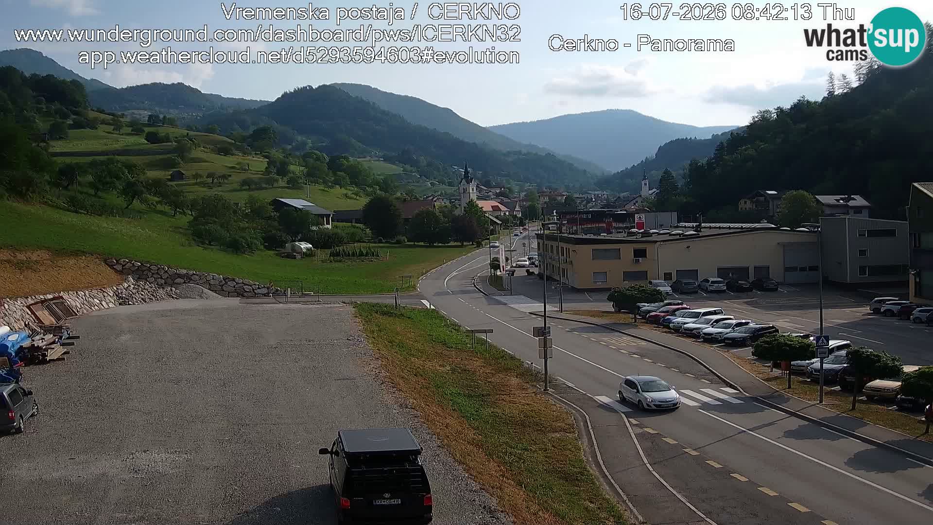 Cerkno ulaz u grad – Kamera uživo