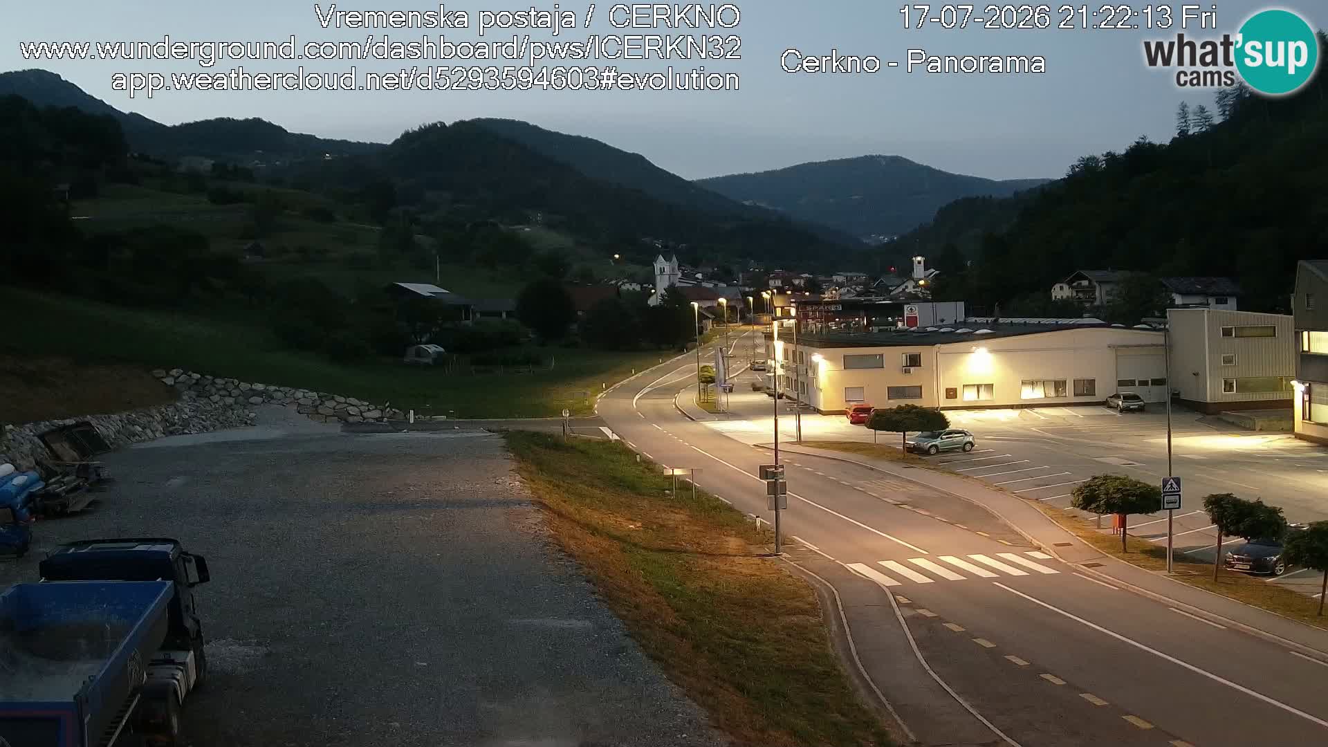 Cerkno ulaz u grad – Kamera uživo