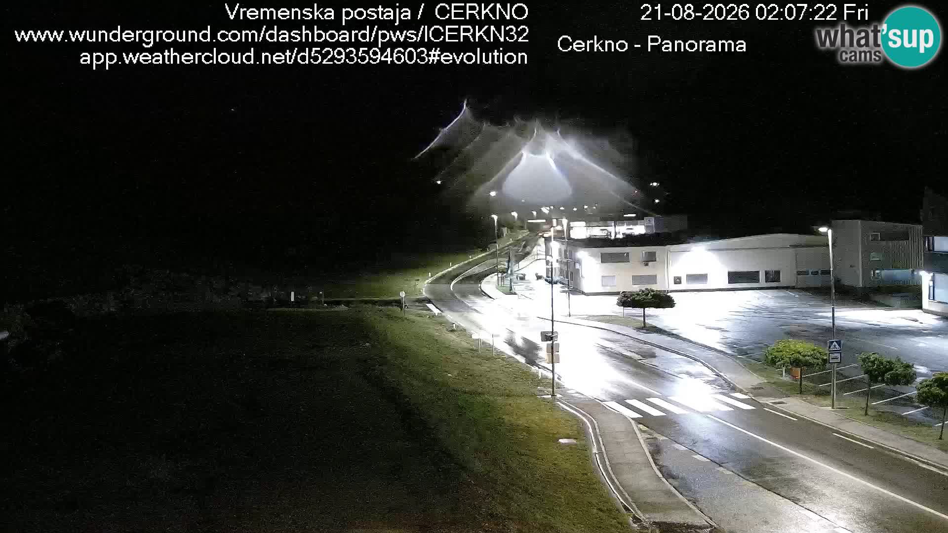Cerkno entrada a la ciudad Webcam en vivo