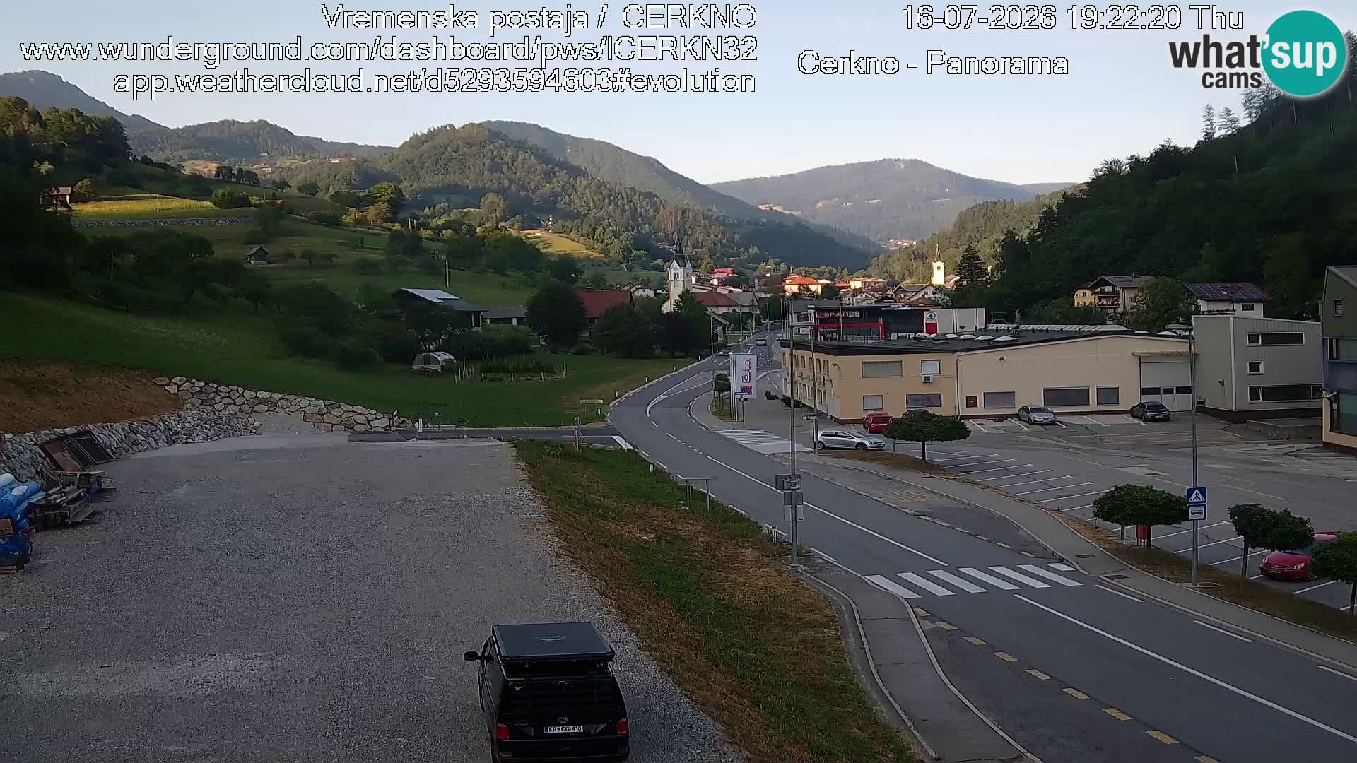 Webcam Ingresso Città di Cerkno