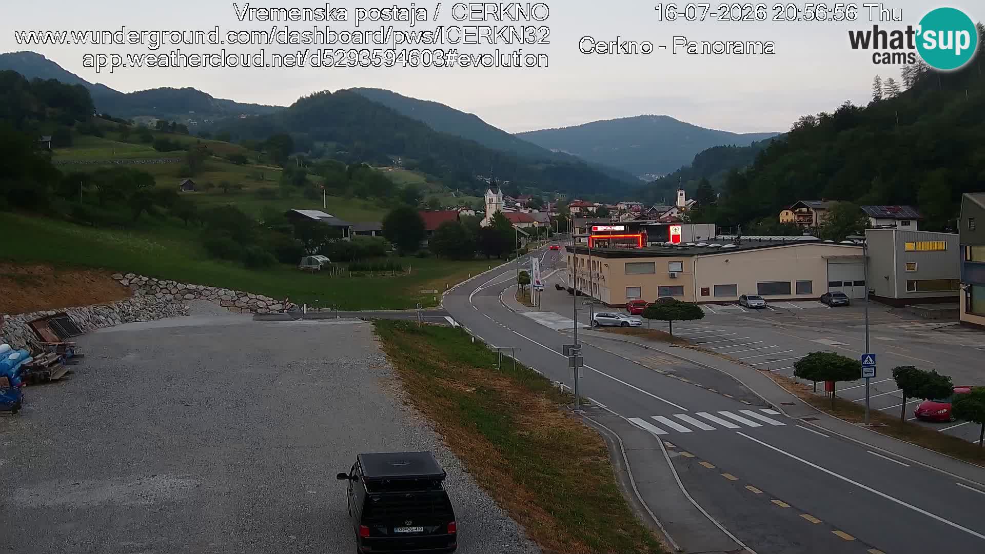 Webcam Ingresso Città di Cerkno