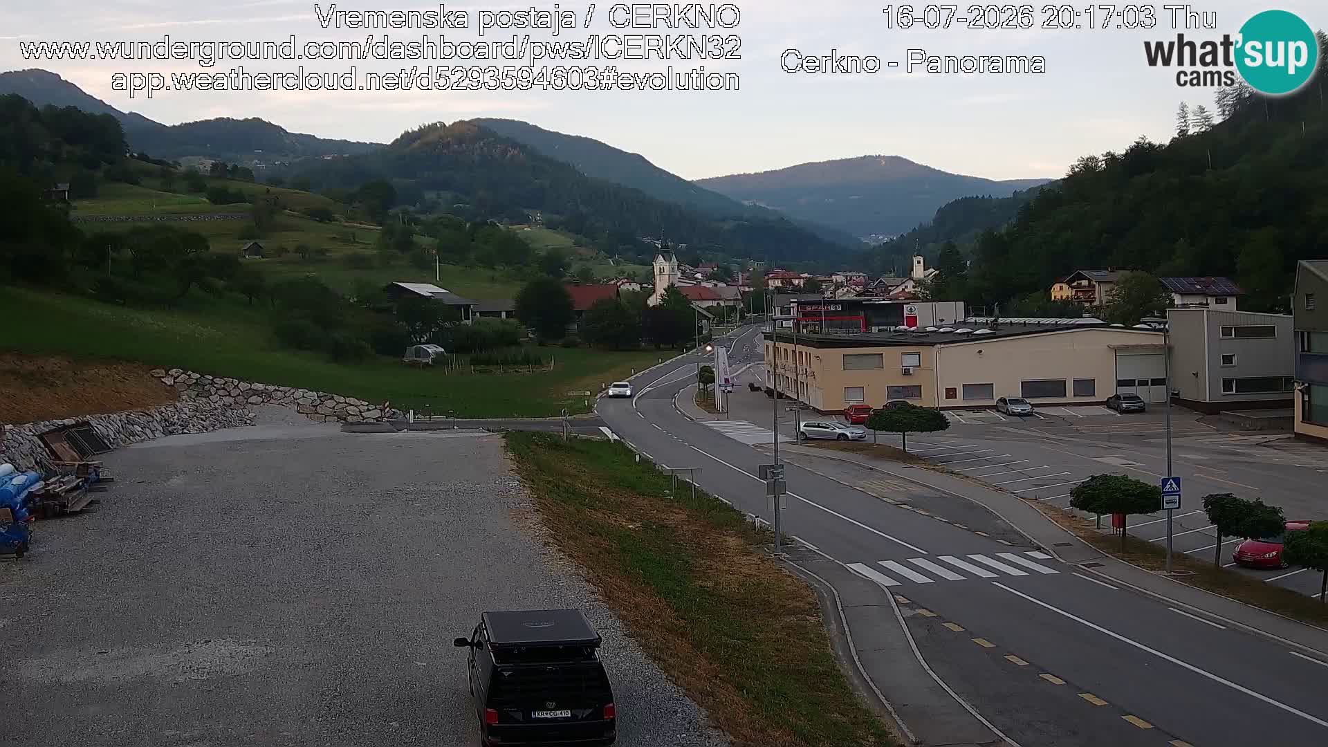 Webcam Ingresso Città di Cerkno