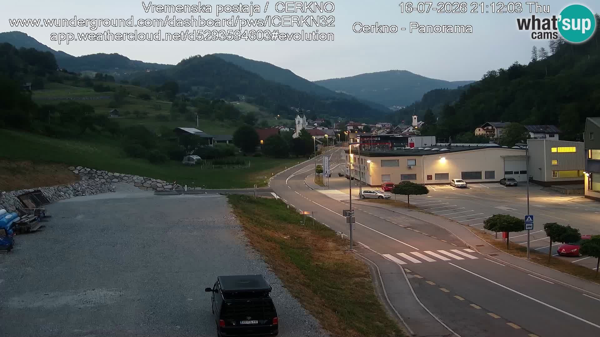 Webcam Ingresso Città di Cerkno
