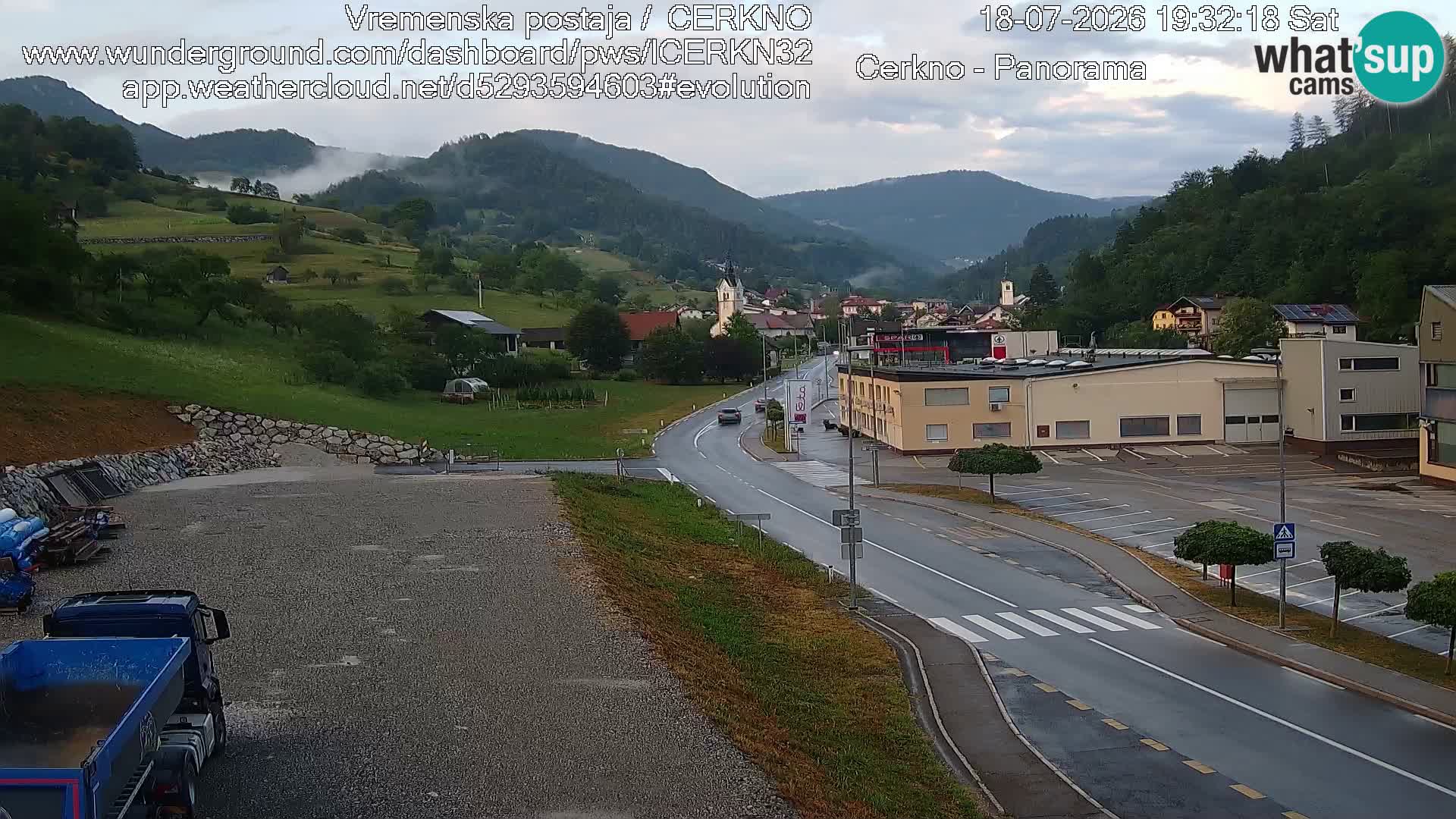 Cerkno ulaz u grad – Kamera uživo