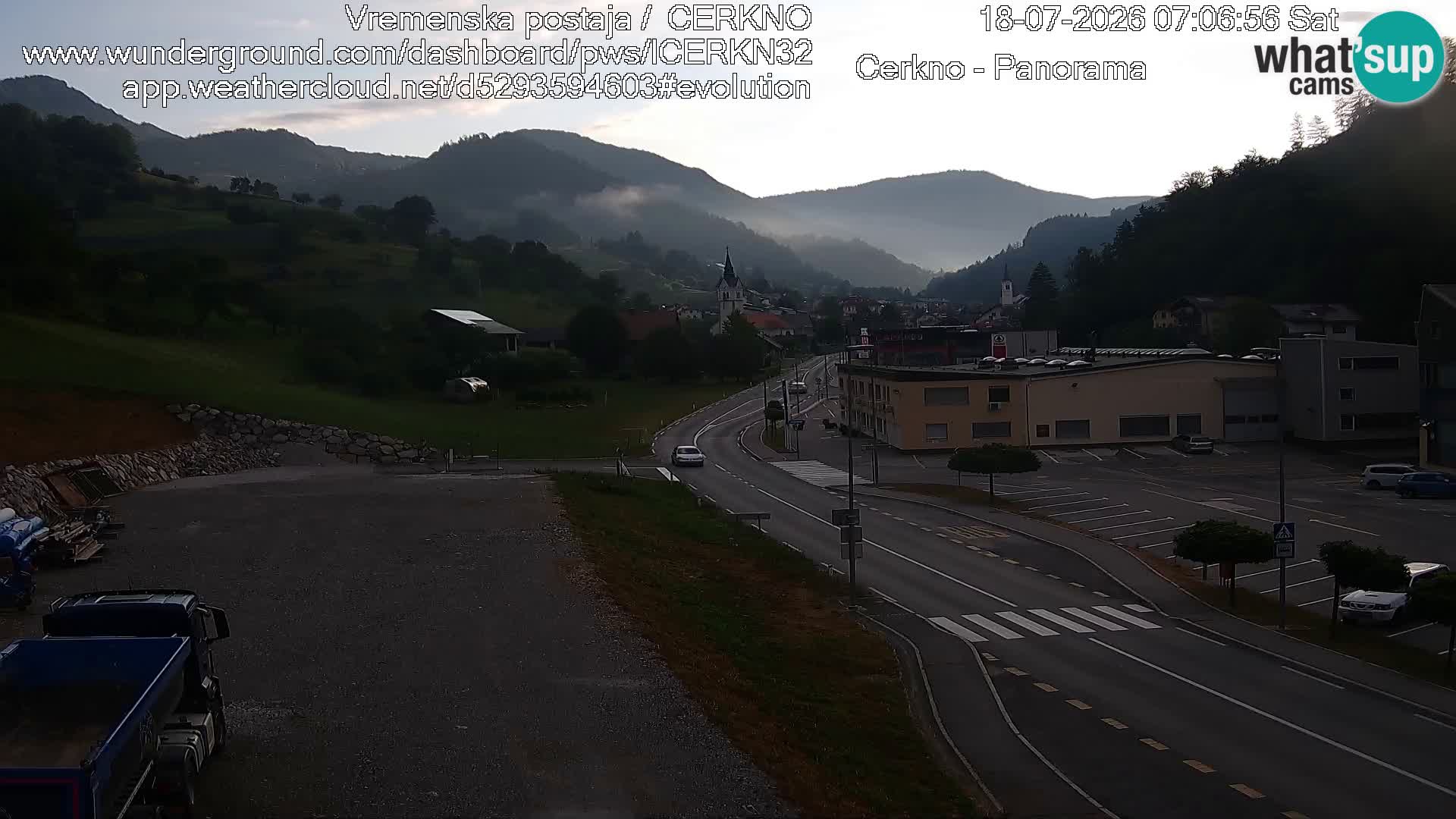 Cerkno ulaz u grad – Kamera uživo