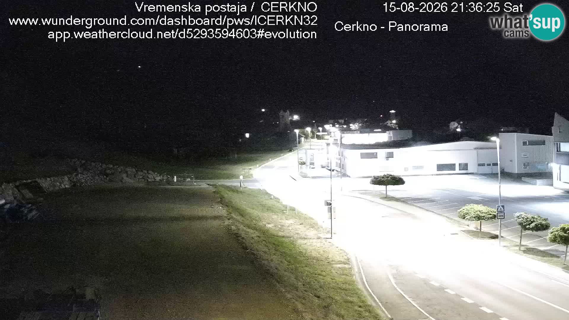 Cerkno city entrance Live Webcam
