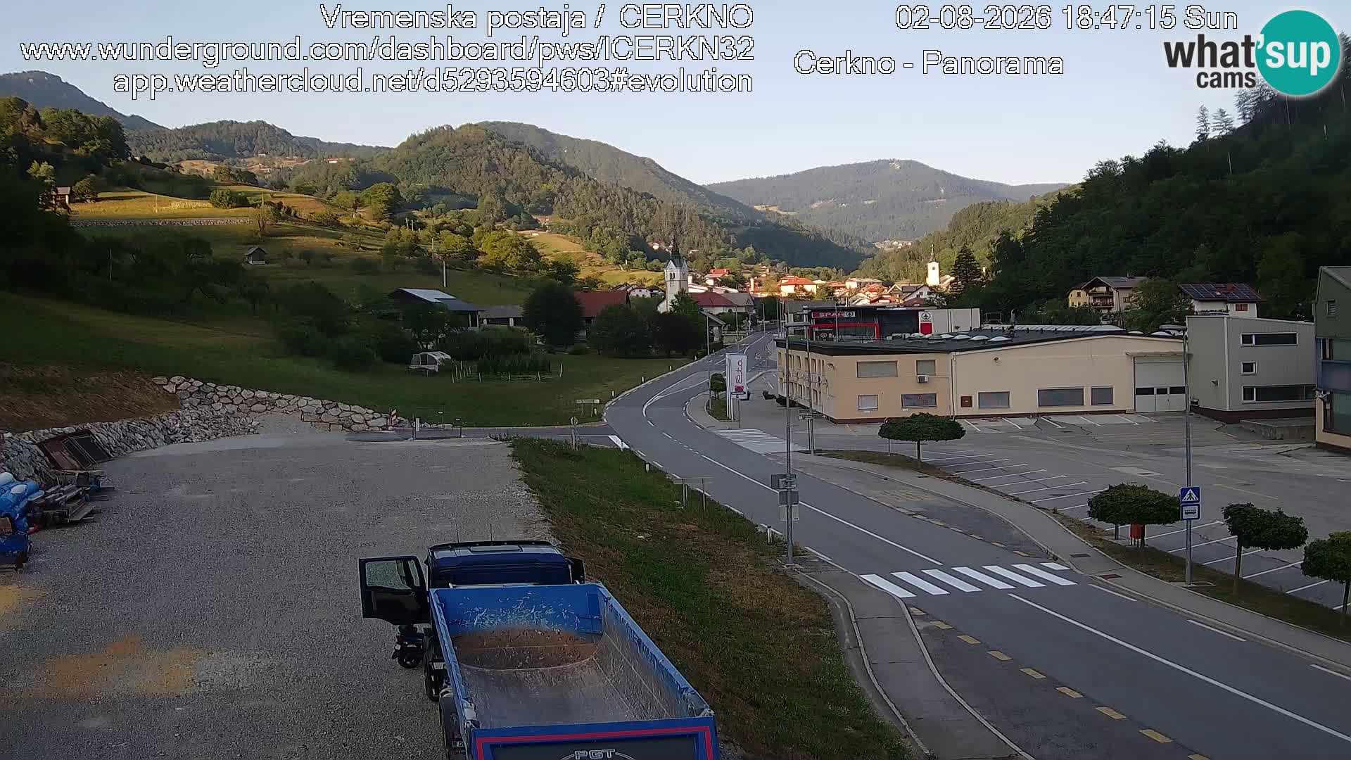 Cerkno ulaz u grad – Kamera uživo