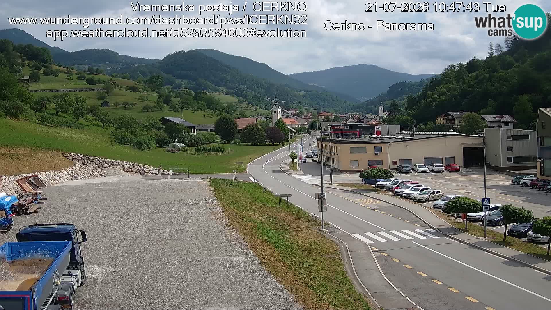 Webcam Ingresso Città di Cerkno