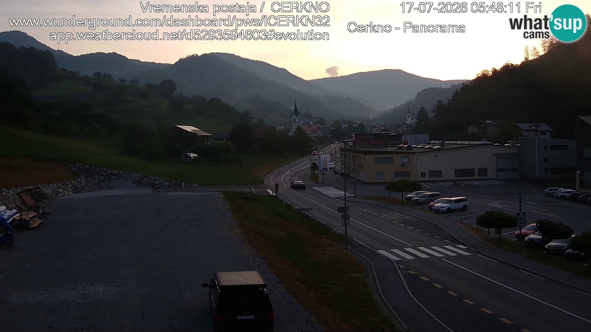 Webcam Ingresso Città di Cerkno