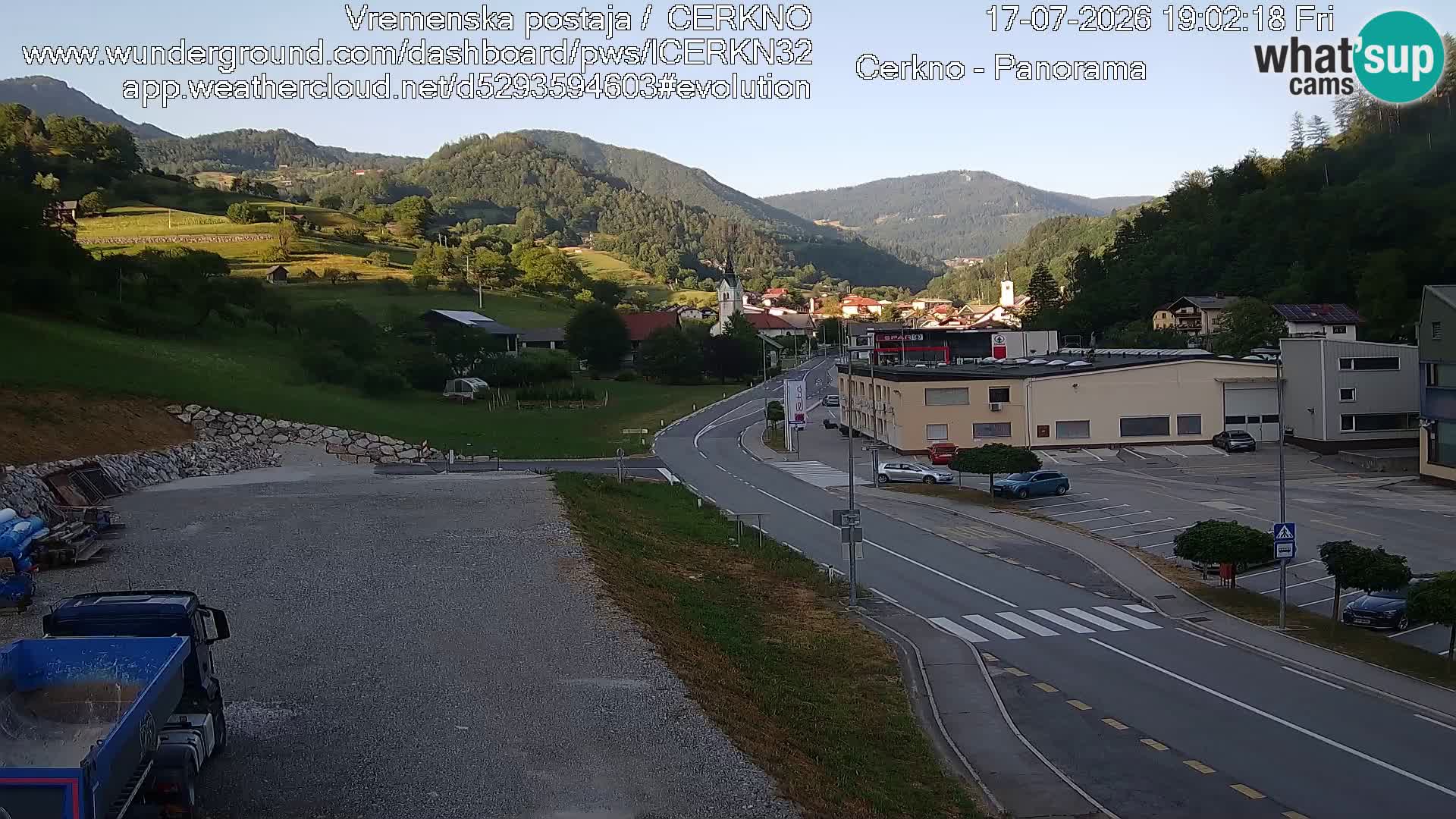 Cerkno Stadteingang Live-Webcam